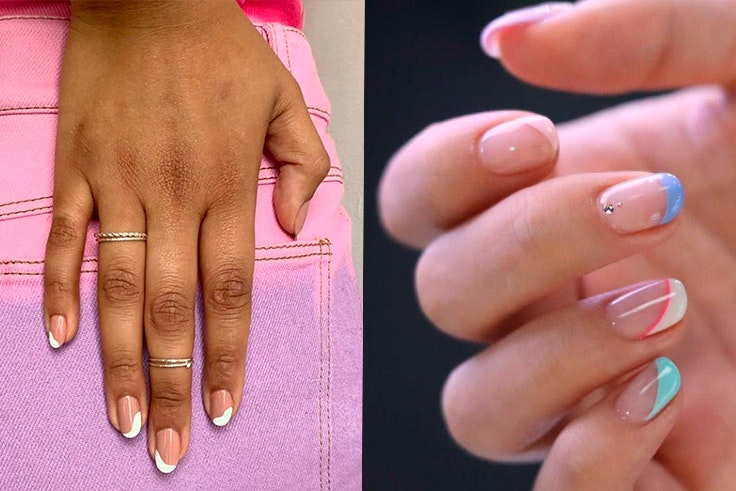 colores-de-uñas-manicura-francesa