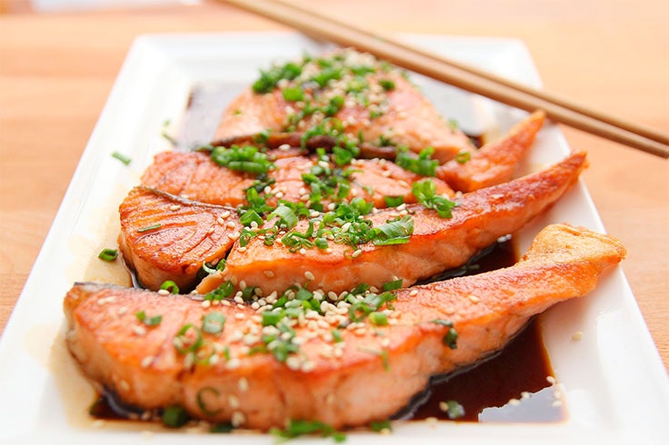 salmón comida healthy