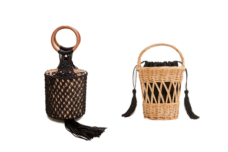 mango bolso cesta