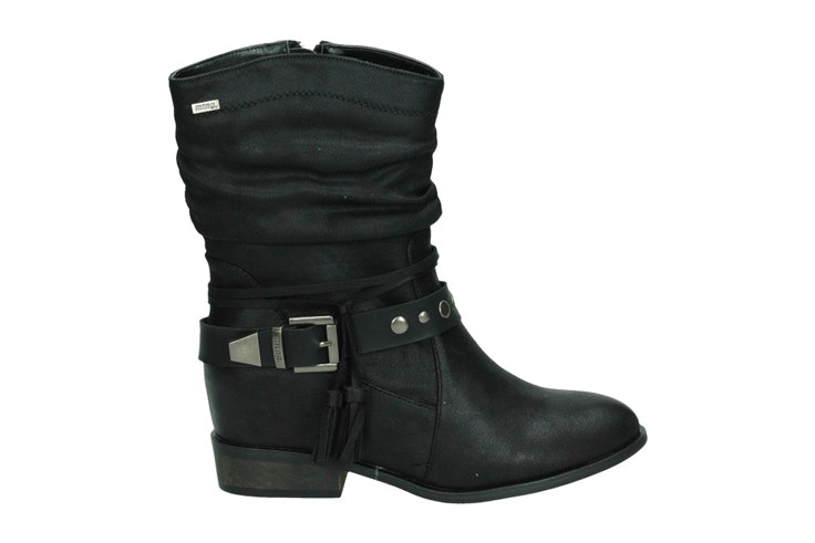 botines-de-mujer-negros-estilo-cowboy-loogo