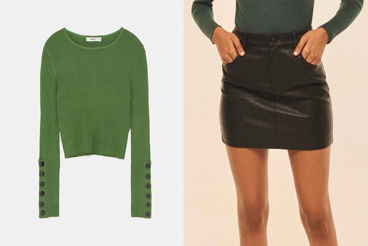botas-serpiente-jersey-verde-zara-falda-negra-amichi