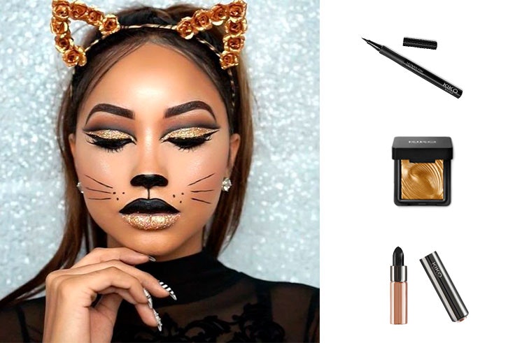 maquillaje de gata para carnaval 