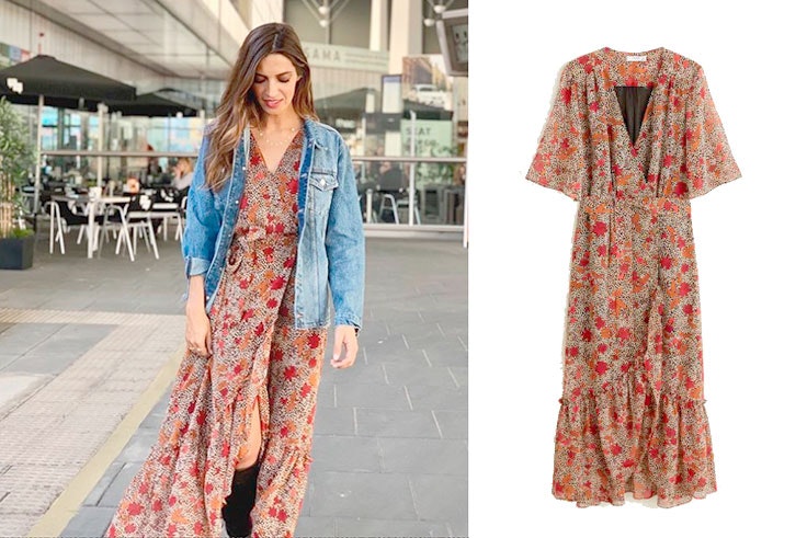 vestido boho mango