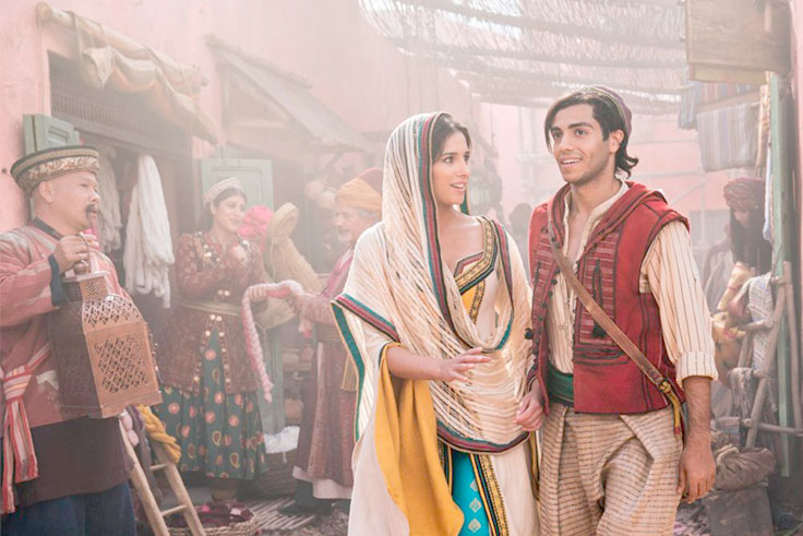 quienes son los protagonistas de aladdin