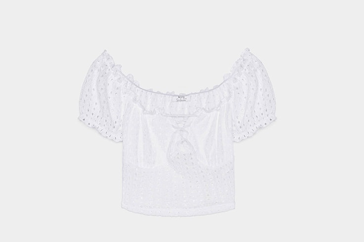 Camisa mesonera de Bershka