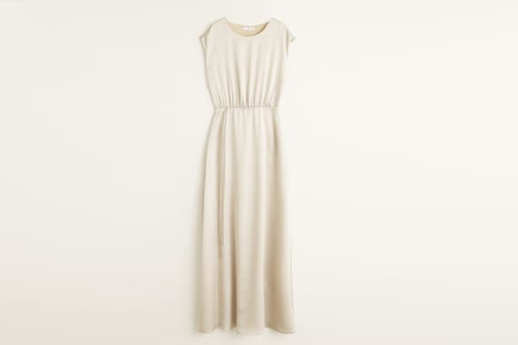 vestido-beige-largo-mango