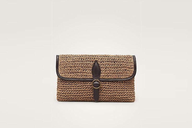 bolso de rafia massimo dutti