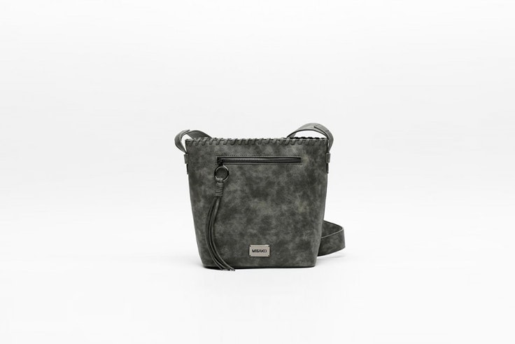 bolso gris misako