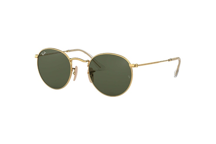gafas-de-sol-doradas-redondas-ray-ban-soloptical