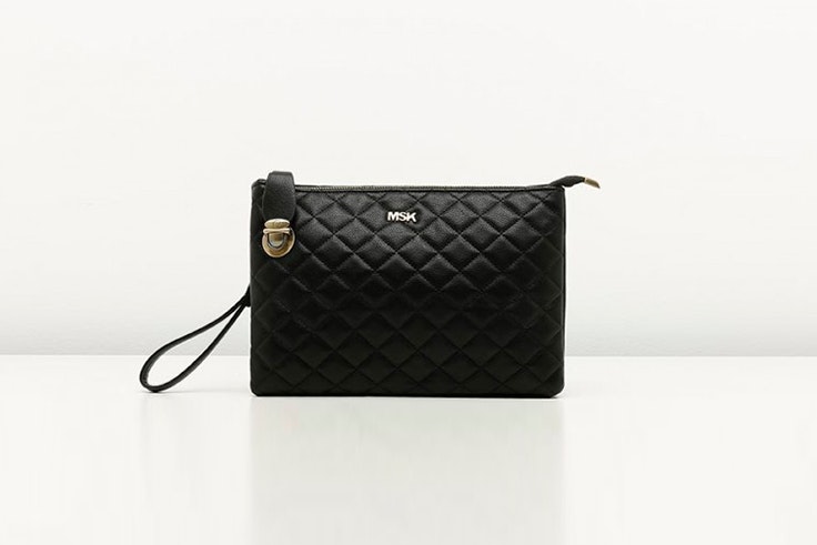 bolso tipo sobre negro misako