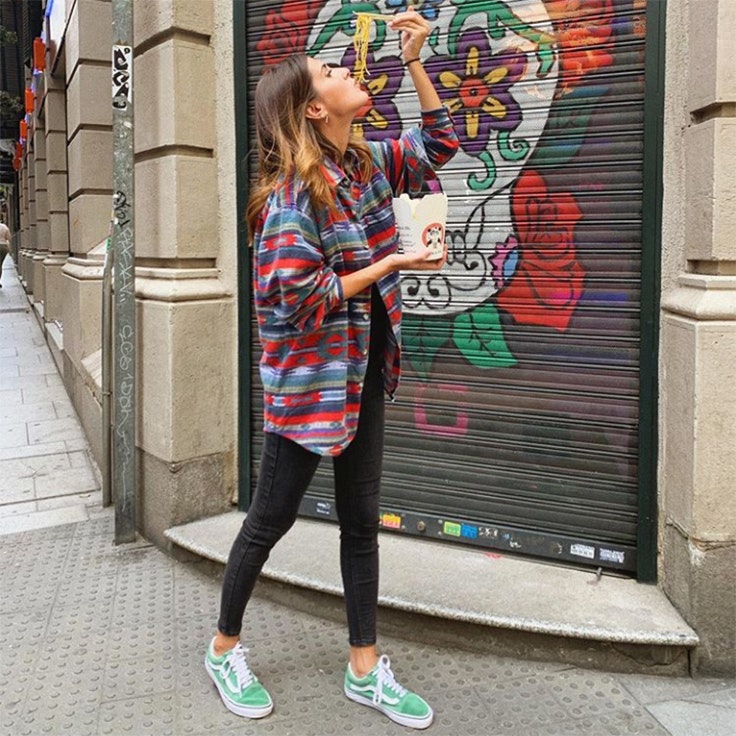 calzado de otoño maria turiel zapatillas verdes