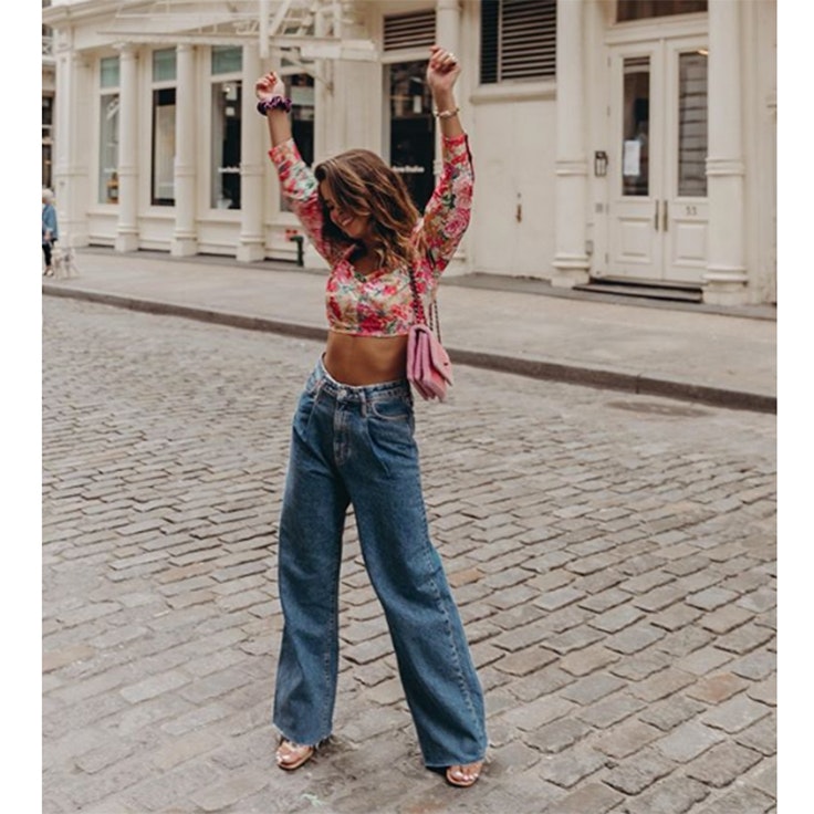 sara escudero collagevintage vaqueros anchos
