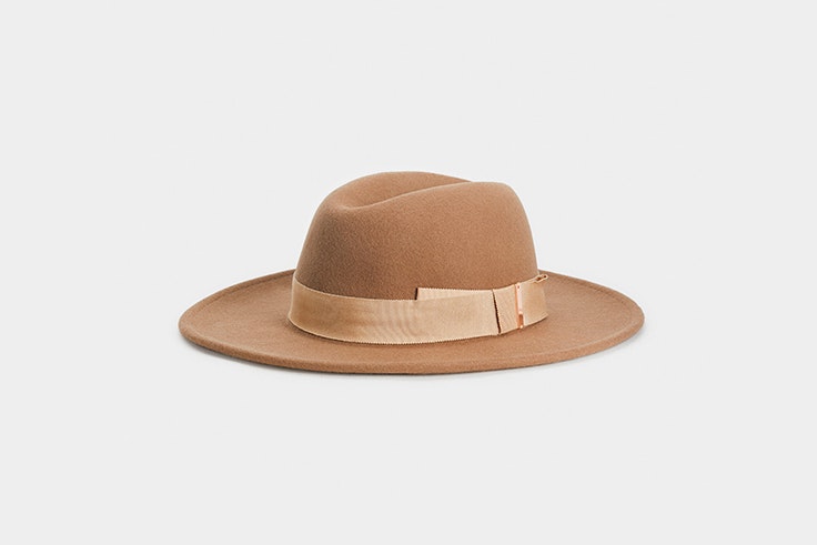 sombrero ala marron parfois