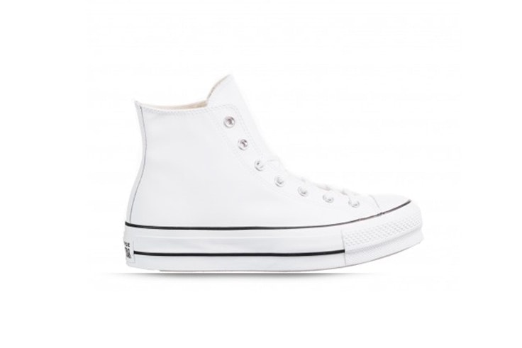 zapatillas blancas plataforma converse rks