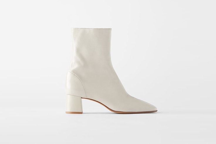 botin crudo tacón medio zara botas de invierno