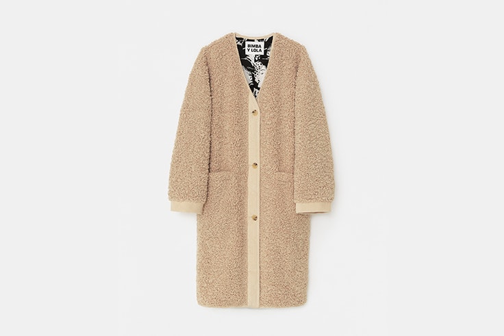 chaqueta de pelo y pana de Bimba y Lola prendas de borreguito