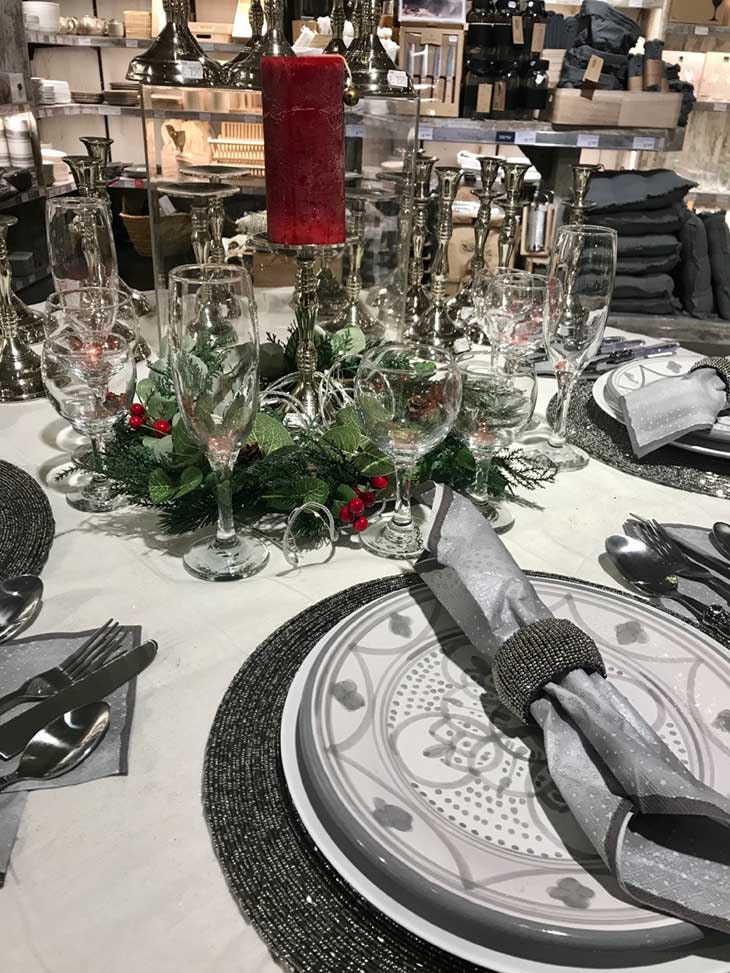 decorar mesa Nochebuena