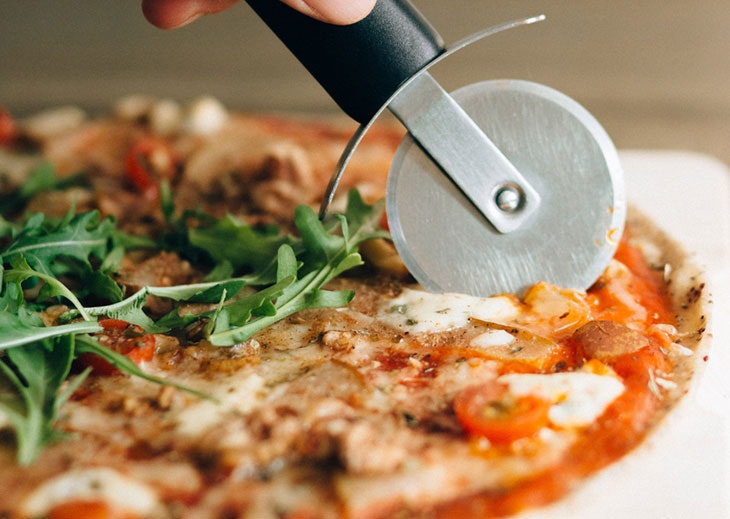 pizza de coliflor