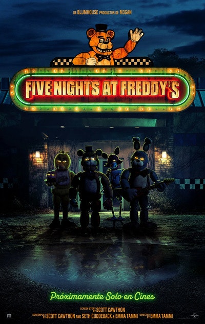 five nights at fressy's estrenos noviembre