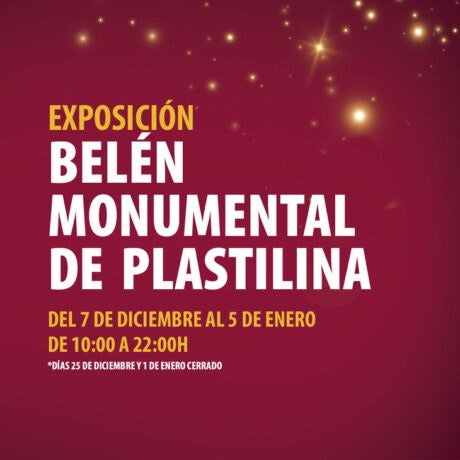 Ven a visitar nuestro belén monumental de plastilina