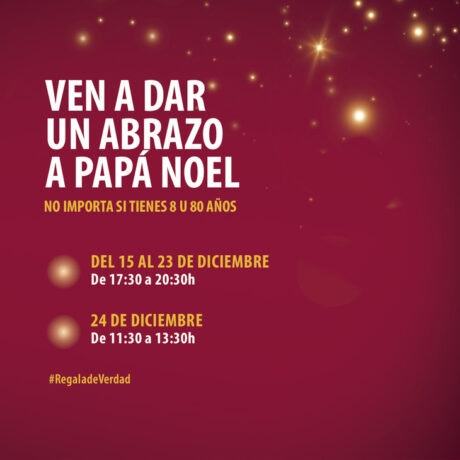 ¡Ven a visitar a Papá Noel! Da igual que tengas 8 que 80