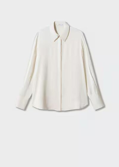 camisa blanca mango